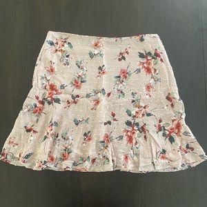 NWT Pink floral skirt
